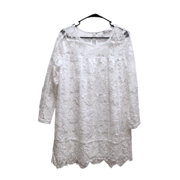 ⭐️Jj's Fairyland white lace dress size Medium - Picture 1 of 5